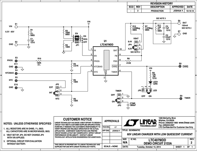DC2133A - Schematic