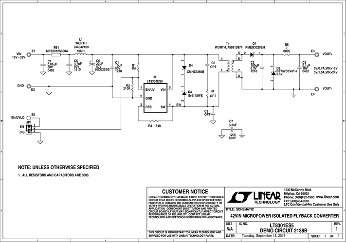 DC2138B - Schematic