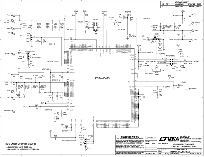 DC2152A - Schematic