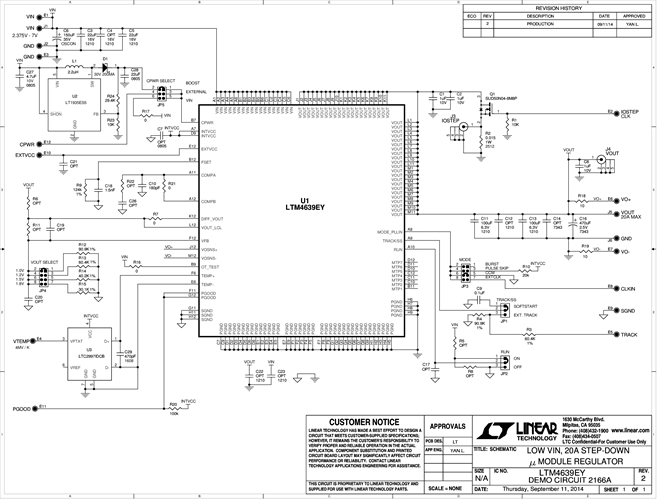DC2166A - Schematic