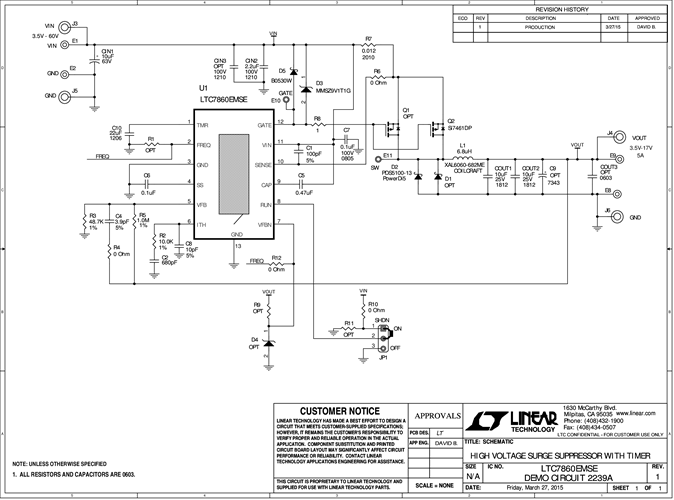 DC2239A - Schematic