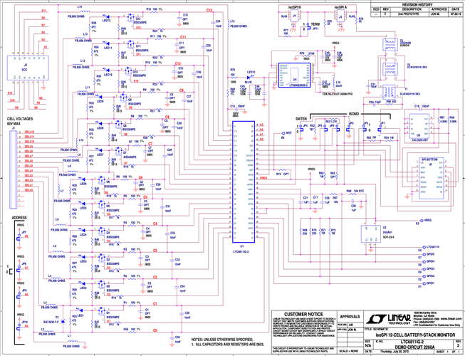 DC2260A - Schematic