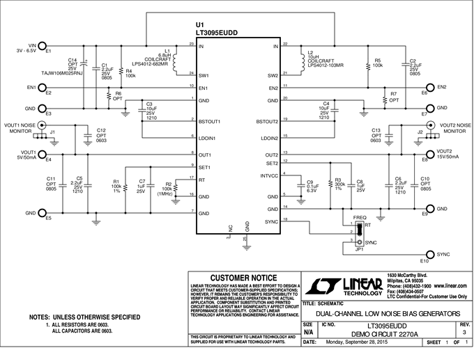 DC2270A - Schematic