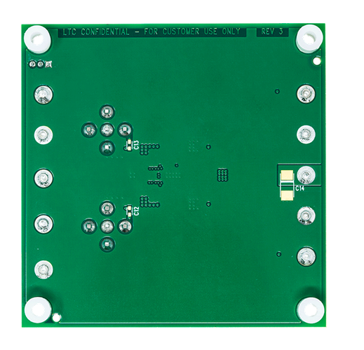 DC2270A Evaluation Board - Bottom View