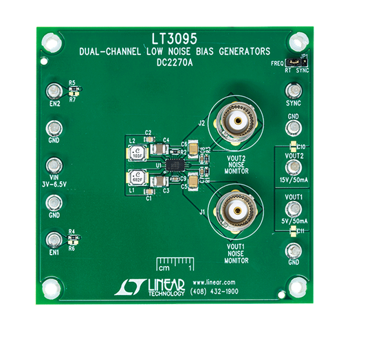 DC2270A Evaluation Board - Top View