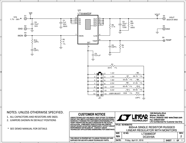 DC2318A - Schematic