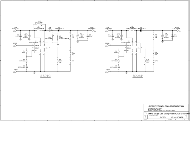DC231A - Schematic