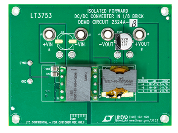 DC2324A-B Evaluation Board - Top View