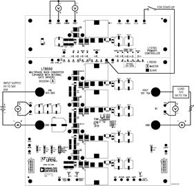 Proper Equipment Setup for DC2331A-A.