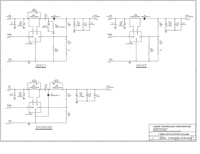 DC233A - Schematic
