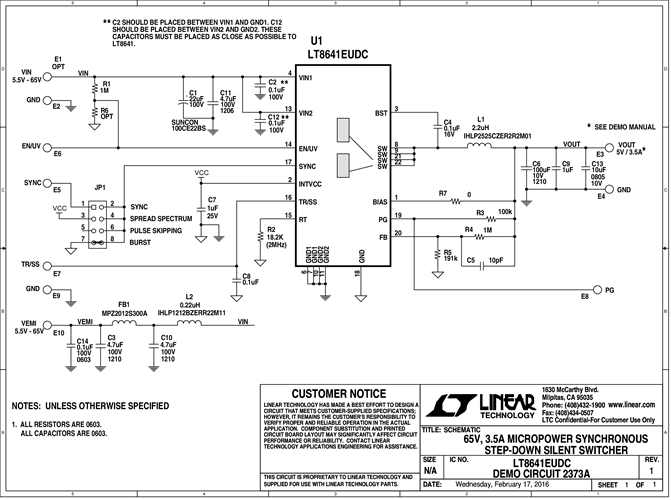 DC2373A - Schematic