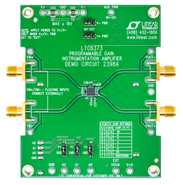 DC2398A  Evaluation Board - Top View