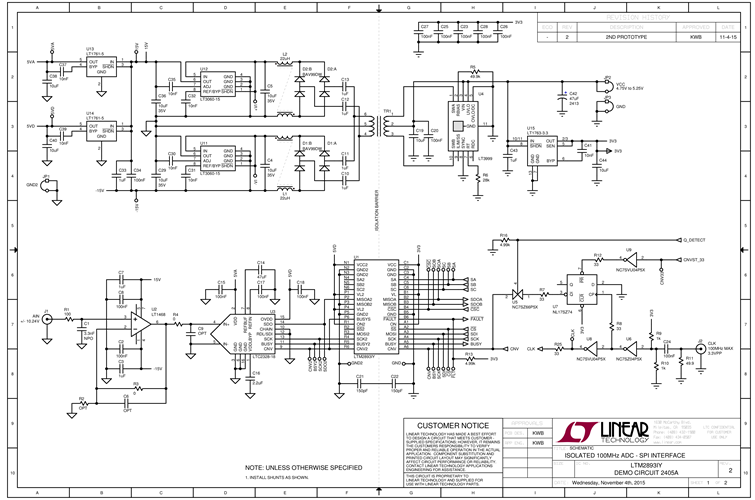 DC2405A - Schematic