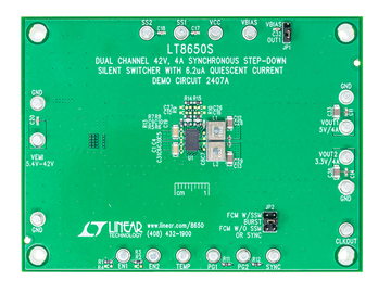 DC2407A Evaluation Board - Top View