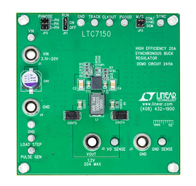 DC2411A Evaluation Board - Top View