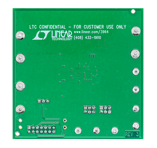 DC2424A Evaluation Board - Bottom View