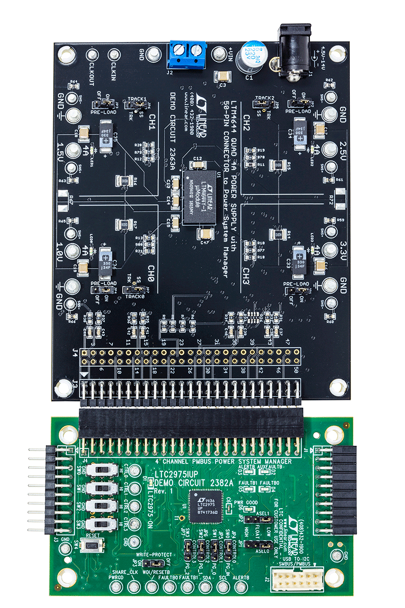 DC2428A Evaluation Board - Top View