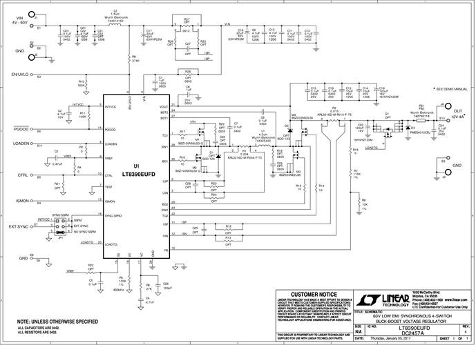 DC2457A - Schematic