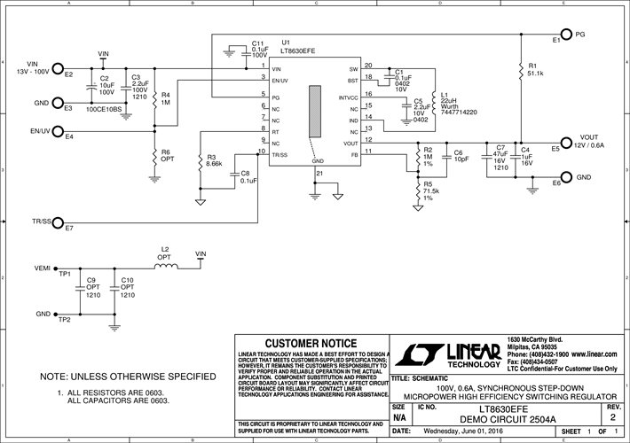 DC2504A - Schematic