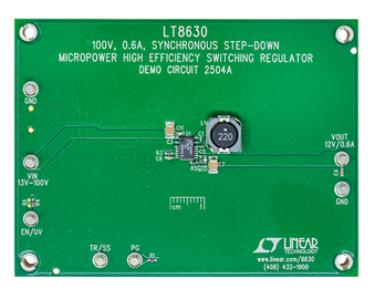 DC2504A Evaluation Board - Top View