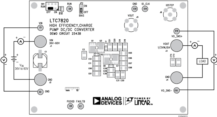 DC2543B Board Layout