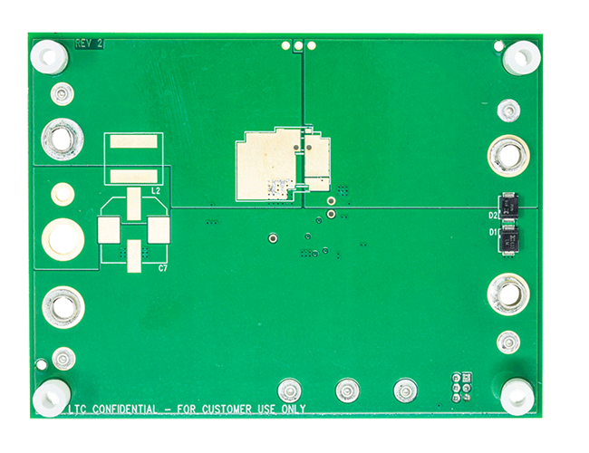 DC2548A Evaluation Board - Bottom View