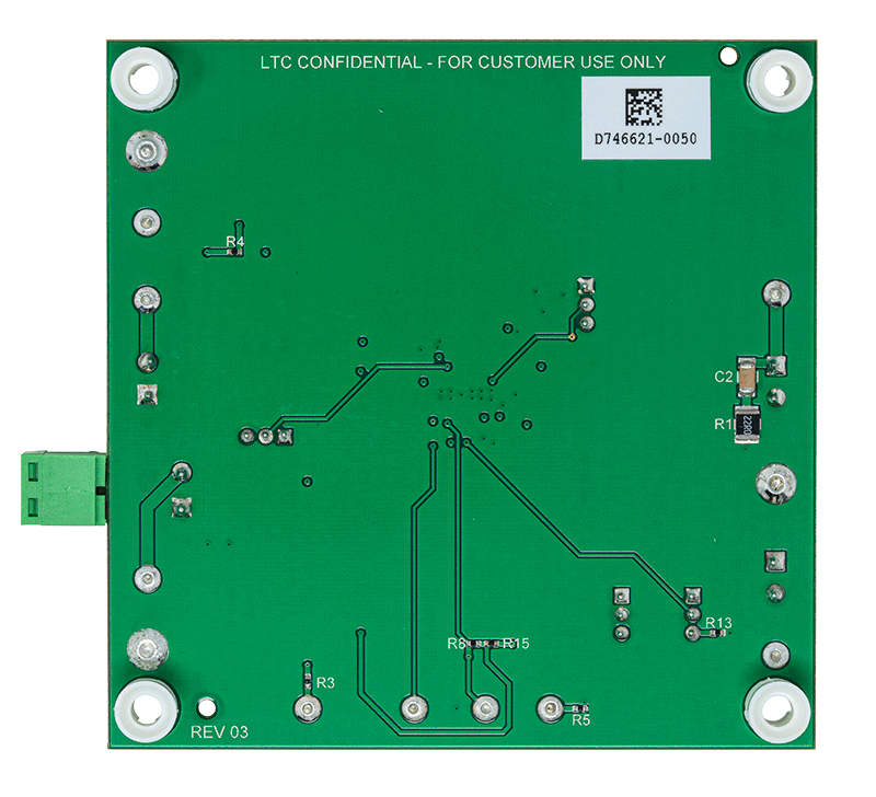 DC2558A Evaluation Board - Bottom View