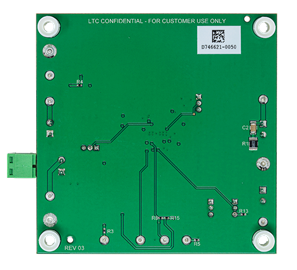 DC2558A Evaluation Board - Bottom View