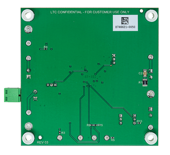 DC2558A Evaluation Board - Bottom View
