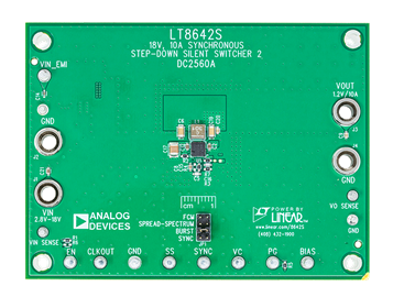DC2560A Evaluation Board - Top View