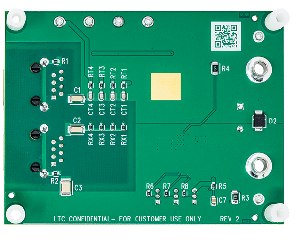 DC2579A Evaluation Board - Bottom View