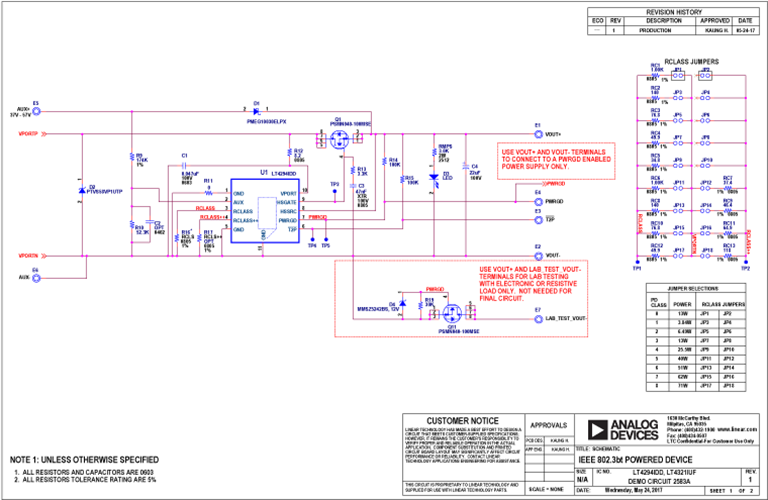 DC2583A Application Circuit