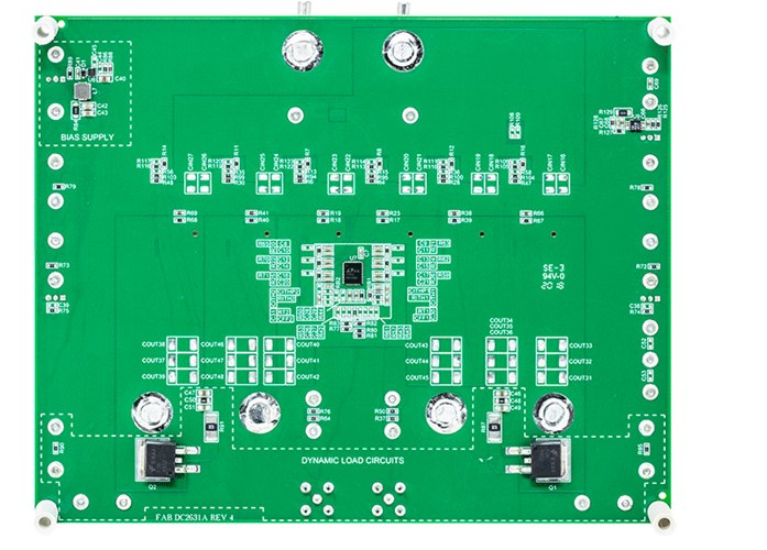 DC2631A-B Evaluation Board - Bottom View