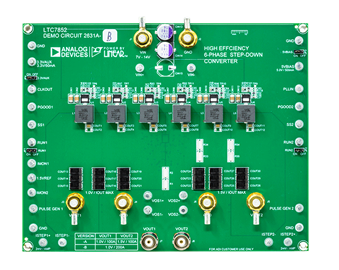 DC2631A-B Evaluation Board - Top View