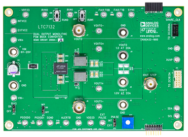 DC2666A-A Evaluation Board - Top View