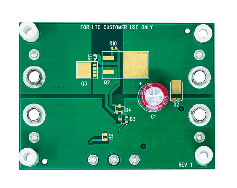 DC2750A Evaluation Board - Bottom View