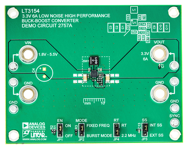 DC2757A Evaluation Board - Top View