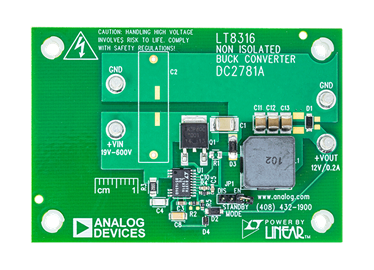 DC2781A Evaluation Board - Top View