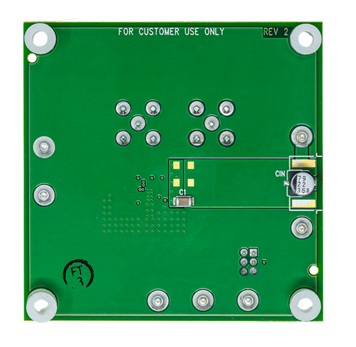 DC2783A Evaluation Board - Bottom View