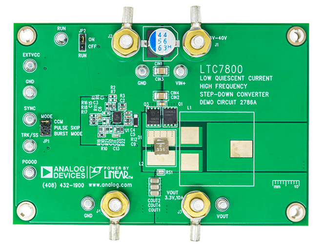 DC2786A Evaluation Board - Top View