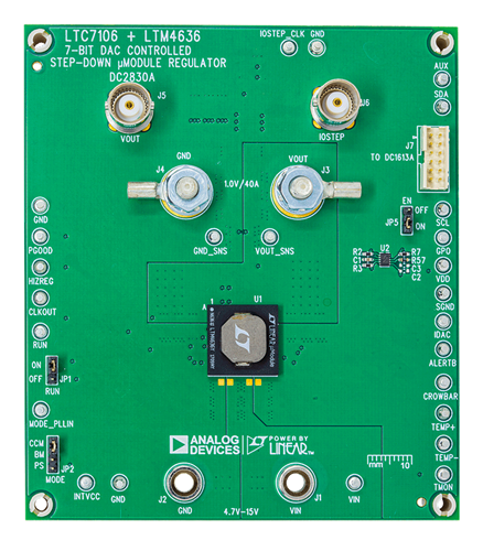 DC2830A Evaluation Board - Top View