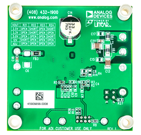DC2833A Evaluation Board - Bottom View
