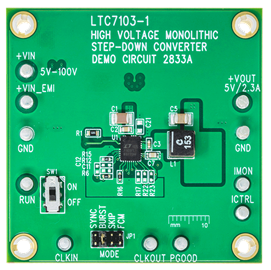 DC2833A Evaluation Board - Top View
