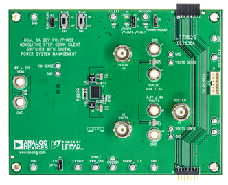 DC2836A Evaluation Board - Top View