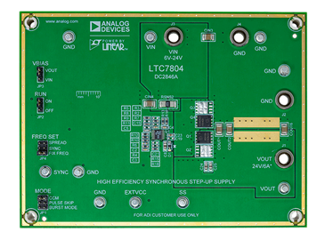DC2846A Evaluation Board - Top View