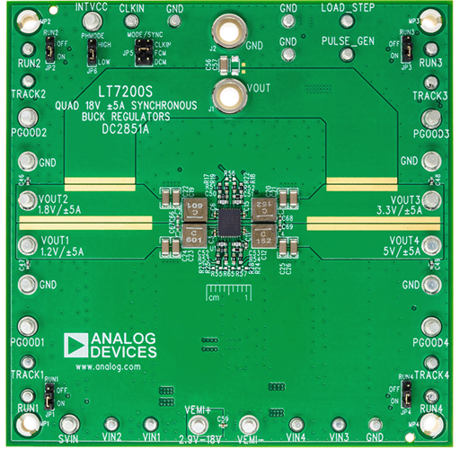 DC2851A Evaluation Board - Top View