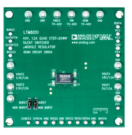 DC2860A Evaluation Board - Top View