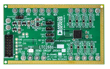 DC2904A Evaluation Board - Top View