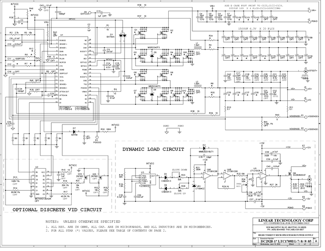 DC292A - Schematic