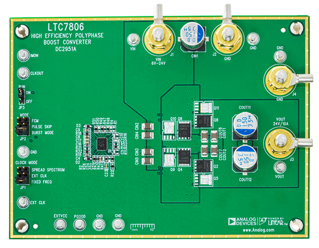 DC2951A Evaluation Board - Top View
